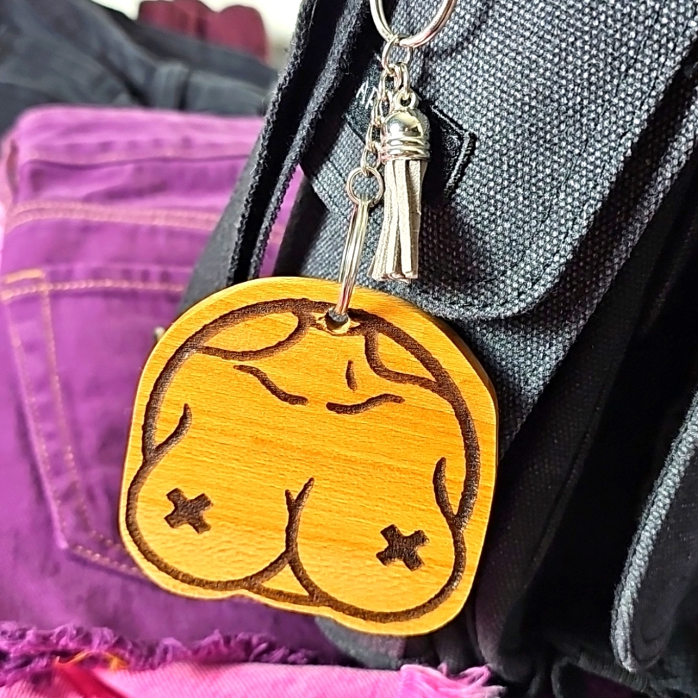 Booba Keychain w/Tassel